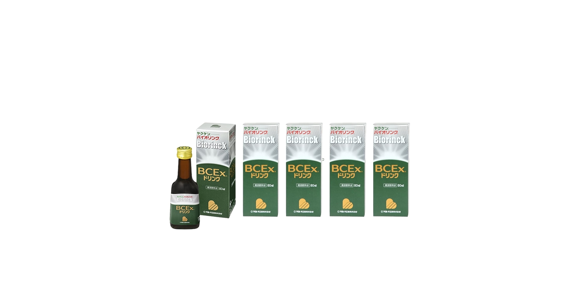 Amazon.co.jp: ヤクケン バイオリンク BCEx ドリンク 80ml×5本